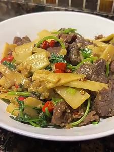 Acidic Crispy Bamboo Shoots Cooking Ingredient