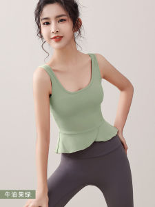 ชุดโยคะแขนกุดสุดหรูสำหรับผู้หญิง ชุดโยคะ Pilates ออกกำลังกาย ชุดกีฬา ฤดูร้อน 2025 ใหม่ล่าสุด ออซิลเลน ไนลอน ฤดูใบไม้ผลิและฤดูร้อน