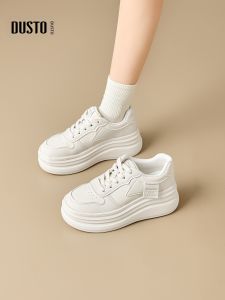 DUSTO | Height Increasing Womens White Shoes