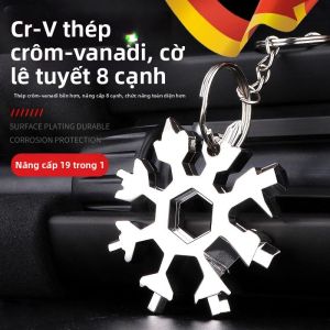 NAIFUNA | Chìa Khóa Đa Năng Hình Bông Tuyết bằng Thép Không Gỉ