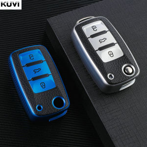 Leather TPU Car Key Case Cover For Volkswagen VW Polo Golf Passat Tiguan Beetle Caddy T5 Up Eos Skoda Octavia Seat Leon Altea