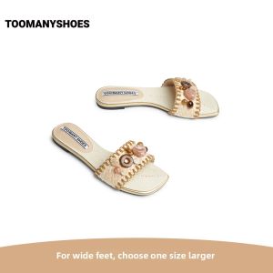 Toomanyshoes | Star Styled Summer Wear Weaving High Heel Sandals