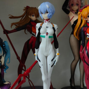 Bandai | two styles Anime NEON GENESIS EVANGELION EVA Ayanami Rei kawaii figure PVC model toys doll collect ornaments gifts