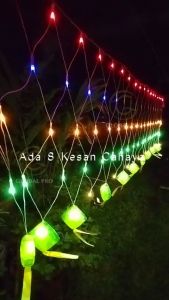 2025 GRADIENT Ketupat Lampu Raya Liplap Lampu Raya Ketupat Eid Light Lampu Aidilfitiri Ramadhan Jala Style Lampu Raya