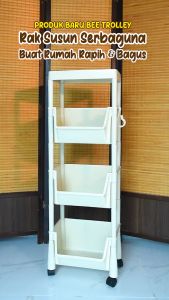 RAK PLASTIK SERBAGUNA NAPOLLY BEE TROLLEY [NAPACC]