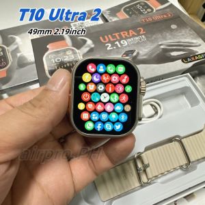 【Local shipment】Xiaomi New T10 Ultra 2 Big Smart Watch 49mm 2.19 inch IWO Series 8 Bluetooth Call Fitness trackers Real Screw Strap Lock Sports Smart Watch Men Women IWO Ultra 智能手表