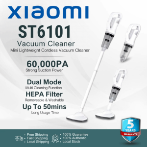 Xiaomi 6 in 1 Wireless Vacuum Cleaner for House Handheld Portable Vacuum Cleaner for Home Wet and Dry Vaccume Cordless Easy To Carry Low Noise Multiple Filtering Dust Collector