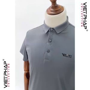 Áo Polo Nam VIỆT PHÁP Form Luxury - Thun Lụa Lạnh lịch lãm sang trọng  2A103