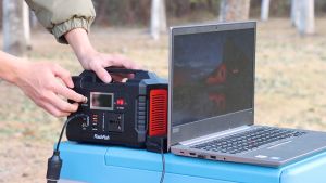 ( COD )FlashFish E200 Solar Generator With TSP60W Solar Panel 200W/40800mAh/60Hz Portable Power Station Sure Sine Wave Solar Energy Storage With 60W Foldable Outdoor Recharge Power Supply