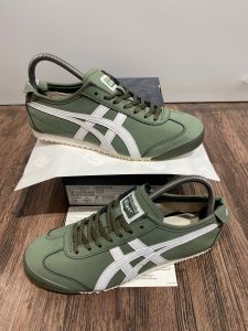 Sepatu Sneakers Pria Onitsuka Tiger Mexsico 66 Mantle Green