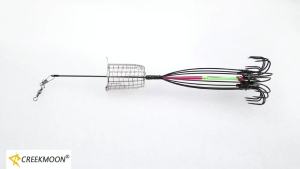 Fishing Accessories 8 Claw 16 Hooks Squid Bait Trap Cage Fishing Lure Cages Octopus Hook Trap Basket Fishing Gear Tools Tackle