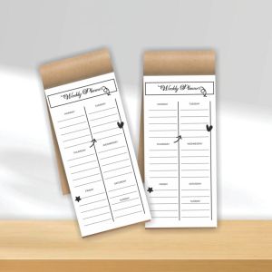 Weekly Planner Ready ( Notes / Notebook / Notepad / Memo Kecil / To Do List )