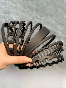 Anti-Slip Toothed Hairband Womens Simple Daily Makeup Facial Mask Special Headband Hair Accessories for Washing Face