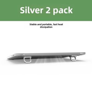 Aluminum Alloy Laptop Invisible Bracket Bracket Mini-Portable Height Increasing Cooling Rack Support Folding Base