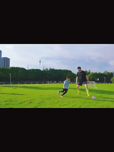 COCOBB Portable Football Goal Set Outdoor Folding Football Goal Suitable For Children And Family