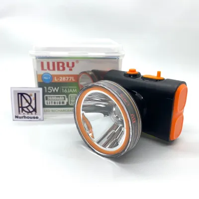 senter kepala luby 20 watt baterai 8000 mah L- 2888