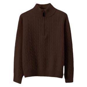DUOFEIYAN | Half-Zip Ribbed Sweater for Layering