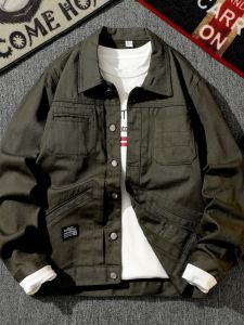 LIIEN NOOS | Trendy Casual Loose Workwear Jacket Mens