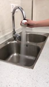 Vòi Tăng Áp Lắp Bồn Rửa Chén 3 Chế Độ Xoay 360 độ