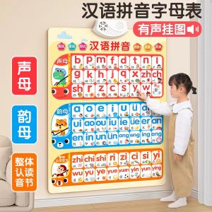 Phonics Wall Stickers Sound Alphabet Chart Toddler Childrens Recognition Letters Sounds Numerals Educational Toys Cards
