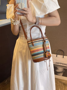 MY&FSNH | Bohemian Designer Bucket Bag High Quality Vibrant Color Crossbody Shoulder