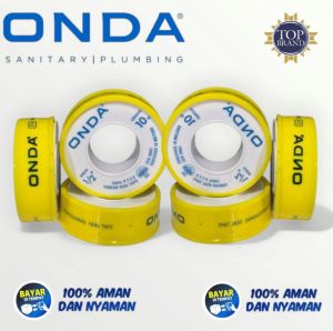 seal tape 1/2 inch 10 meter Onda sealtape pipa isolasi kran 1/2"