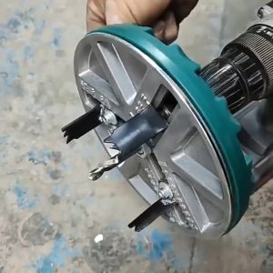 Mũi khoan khoét lỗ gỗ thạch cao thông minh đa năng có thể điều chỉnh độ lớn từ 45-130mm