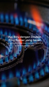 HOCK HC101CL Kompor Cor Komersil Tekanan Rendah Body Kokoh dan Kuat BONUS SELANG REGULATOR