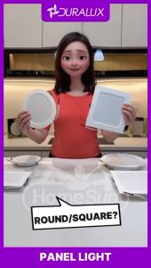 DURALUX LED Downlight 18W - Square (6 Inch) with SIRIM approved 3000K Warm White / 4000K Cool White / 6500K Daylight Recessed Panel Light DR-6018S