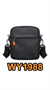 Tas Selempang Polos Pria Mini Sling Bag Simple Casual Fashion Waterproof -WY1988