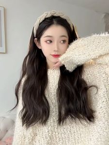 Tóc cài nửa đầu nữ BN05 😍FREESHIP😍 xược cài nửa đầu tóc giả nữ bộ tóc nửa đầu nữ tóc bán nguyệt cô dâu