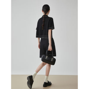 XIAODADEHUA | Summer Casual Short Sleeve Thin Knitted Set