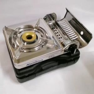 HOMELUX 🔥Big Flame🔥 Premium Quality Stainless Steel Portable Gas Stove (HP-2002S) Stove Camping Outdoor Dapur camping outdoor / Dapur Gas  Portable Gas Cooker Steamboat Pot Stove