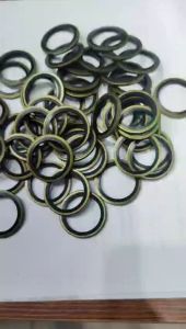 Túi 100 Chiếc Long đen cao su lõi thép Làm kín ngăn dầu rò rỉ ra ngoài chỗ tiếp giáp ốc dầu và dây dẫn dầu