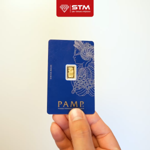 PAMP Suisse Gold Bar 1g 999.9 Pure Gold Lady Fortuna Edition