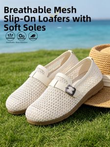 BUSHEYUAN | Breathable Comfort Soft Sole Flat Slippers