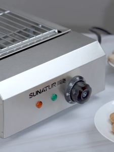 SUNATUR เตาย่างบาร์บีคิวไฟฟ้าเชิงพาณิชย์ 2800W เตาย่างบาร์บีคิวไฟฟ้าไร้ควันในครัวเรือนเหมาะสำหรับใช้ทั้งในร่มและกลางแจ้ง ทำความร้อนได้เร็ว เตาย่างบาร์บีคิวไฟฟ้า
