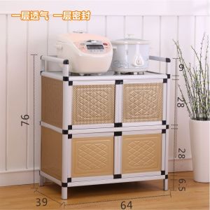 Bowl Storage Cabinet For Home Kitchen Storage Cabinet Simple Cabinet Locker Sideboard Cabinet Multi-Functional Assembly Economical