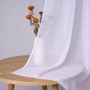 1PC European-style minimalist style gauze curtain easy to install for bedroom living room Valentines Day dating decoration