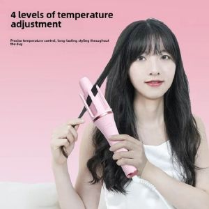 New automatic curling iron rotating household use negative ion hair care curling iron for big waves and straightening long-lasting hold anti-tangling.