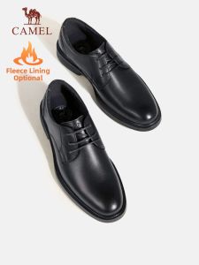 CAMEL | Elevating Leather Dress Derby Shoes for Grooms