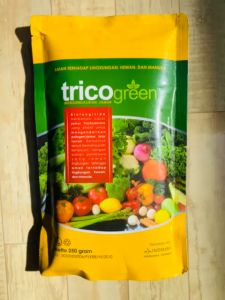 Biofungisida TRICOGREEN mengendalikan jamur kemasan 250 gram dari Indmira MANTAB