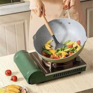 Kitchen Spatula Non-Stick Shovel Silicone Wooden Handle Spatula Ladle Turner Heat Resistant Food Grade