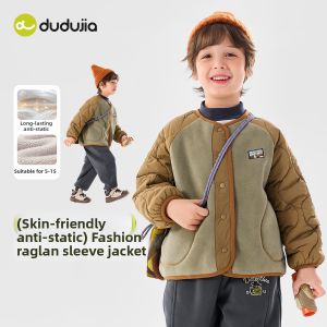 DUDUJIA | Áo Khoác Trẻ Em Đệm Bông Chống Tĩnh Điện