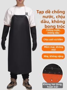 Waterproof Oil-resistant Thickened Scratch-resistant Mens Kitchen Apron