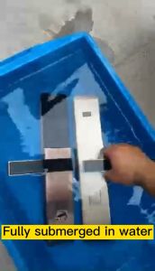 Waterproof and Sunscreen Smart Lock Door Lock Main Door Smart Door Lock Home Security Door Main Door Password/IC Card/Key/Fingerprint Unlock Biometrics Smart Door Lock System Automatic Sliding Cover Door Knob For Main Door Applicable to Left & Right