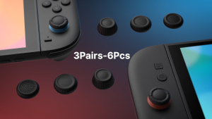 JSAUX Nintendo Switch 2 Thumb Grips Analog Stick Caps Cover for Switch2 JoyCon Lever Guard Set Gaming Accessories
