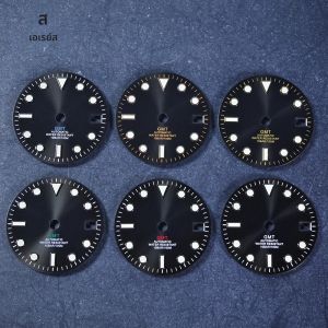 28.5 มม.Sunburst สําหรับ SUB NH34 GMT นาฬิกา Luminous SKX นาฬิกา face การเคลื่อนไหวเปลี่ยนชิ้นส่วน 