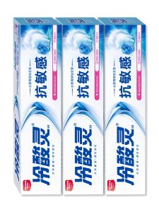 Sensitive Teeth Toothpaste Pain Relief Mint Flavor Biting Fluoride Free Oral Care for Adults Antiseptic Mouthwash Household Pack