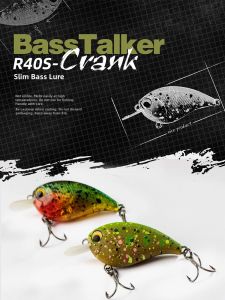 BassTalker | Mồi Cá Minnow Chìm Chậm R40S